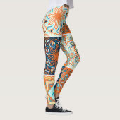 Keramische tegels ornamenten: abstract patroon. leggings (Rechts)