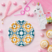 Keramische tegels papieren bordje (Feest)