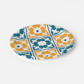 Keramische tegels papieren bordje (Gekanteld)