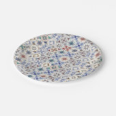 Keramische tegels papieren bordje (Gekanteld)