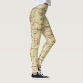 keramische tegels patroonstructuur stucco leggings (Rechts)