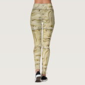 keramische tegels patroonstructuur stucco leggings (Achterkant)