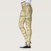 keramische tegels patroonstructuur stucco leggings (Links)