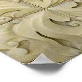 keramische tegels patroonstructuur stucco poster (Hoek)