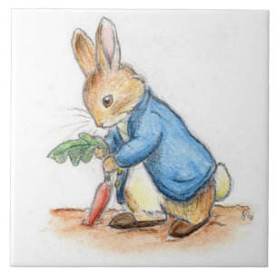 Keramische tegels - Peter Rabbit Tegeltje