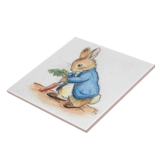 Keramische tegels - Peter Rabbit Tegeltje (Zijkant)