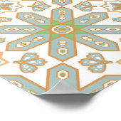 Keramische tegels poster (Hoek)