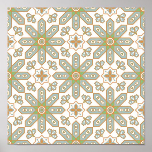 Keramische tegels poster (Voorkant)