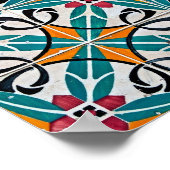 Keramische tegels poster (Hoek)