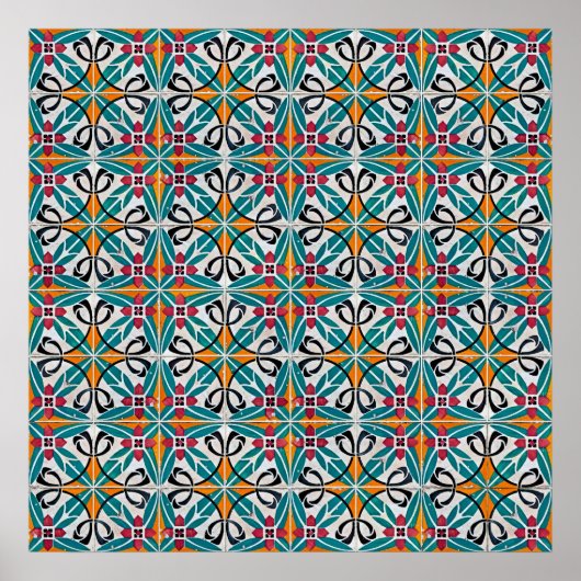 Keramische tegels poster (Voorkant)