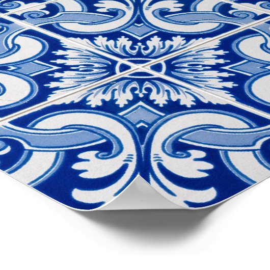 Keramische tegels poster (Hoek)