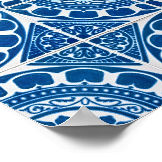 Keramische tegels poster (Hoek)