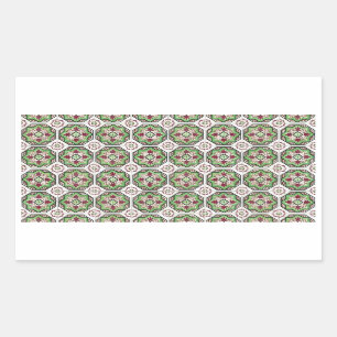 Keramische tegels rechthoekige sticker