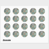 Keramische tegels ronde sticker (Vel)