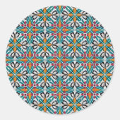 Keramische tegels ronde sticker (Voorkant)