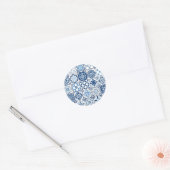 Keramische tegels ronde sticker (Envelop)