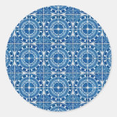 Keramische tegels ronde sticker (Voorkant)