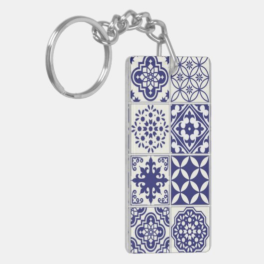 Keramische tegels sleutelhanger (Voorkant Links)