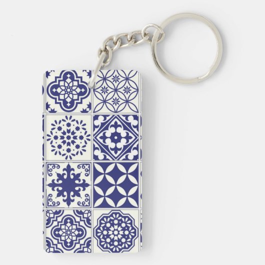 Keramische tegels sleutelhanger (achterkant)
