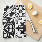 Keramische tegels theedoek (Quarter Fold)