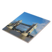 Keramische Tegels. Tower Bridge Londen. Tegeltje (Zijkant)