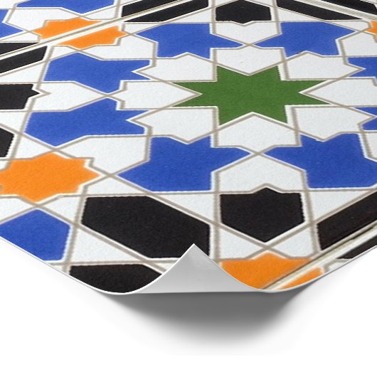 Keramische tegels uit het Poster Granada (Hoek)