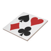 Keramische tegels van de Speler van de kaart - all Tegeltje (Zijkant)