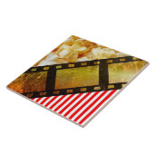 Keramische tegels van popcorn- en filmrol tegeltje (Zijkant)