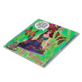 Keramische tegels van tapijtenU kunt deze niet mak Tegeltje (Zijkant)