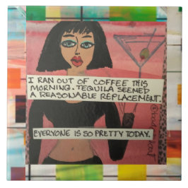 Keramische tegels, van teelten tegeltje