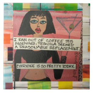 Keramische tegels, van teelten tegeltje