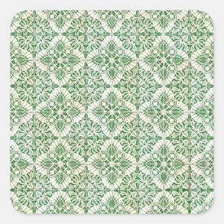 Keramische tegels vierkante sticker