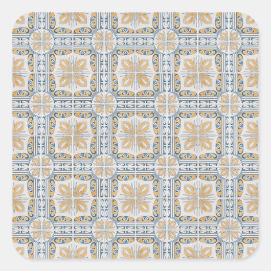 Keramische tegels vierkante sticker (Voorkant)
