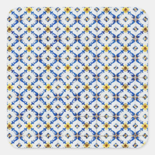 Keramische tegels vierkante sticker