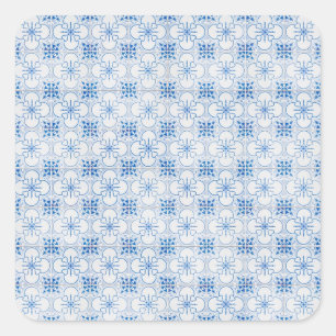 Keramische tegels vierkante sticker