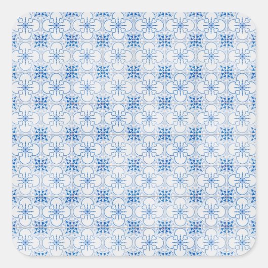 Keramische tegels vierkante sticker (Voorkant)