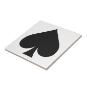 Keramische tegels voor kaartspeler - Spade Tegeltje (Zijkant)