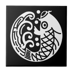 Keramische tegels voor karpers en golfkarpers tegeltje