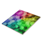 Keramische tegels voor regenboogkleuren tegeltje (Zijkant)