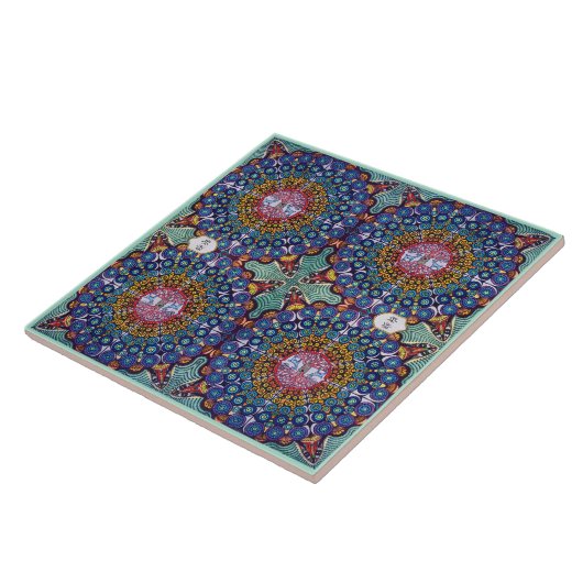 Keramische Tegels x4 "Het Bewuste Oog" Tegeltje (Zijkant)