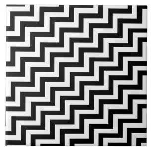 Keramische tegels, zwart-wit tegeltje