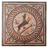 Keramische teile Grieks Tegeltje (Voorkant)