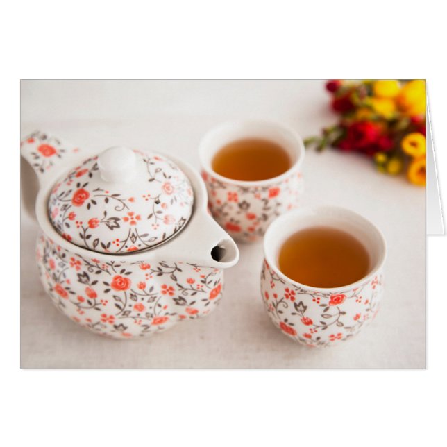 Keramische theeset (Voorkant Horizontaal)