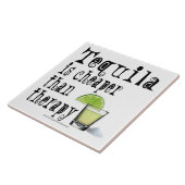 KERAMISCHE TIELEN, TEQUILA IS KAPIER DAN THERAPIE TEGELTJE (Zijkant)