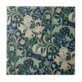 KERAMISCHE TIL ; WILLIAM MORRIS : HONEYSUCKLE TEGELTJE (Voorkant)