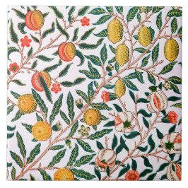 KERAMISCHE TIL ; WILLIAM MORRIS : POMEGRANATEN TEGELTJE