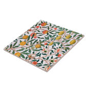 KERAMISCHE TIL ; WILLIAM MORRIS : POMEGRANATEN TEGELTJE (Zijkant)