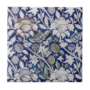 KERAMISCHE TIL : WILLIAM MORRIS : WATERVERF 1883 TEGELTJE