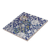 KERAMISCHE TIL : WILLIAM MORRIS : WATERVERF 1883 TEGELTJE (Zijkant)