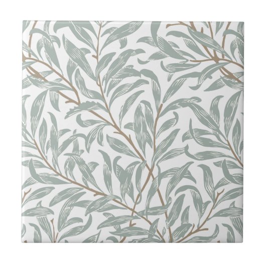 KERAMISCHE TIL ; WILLIAM MORRIS : WILLOW TEGELTJE (Voorkant)